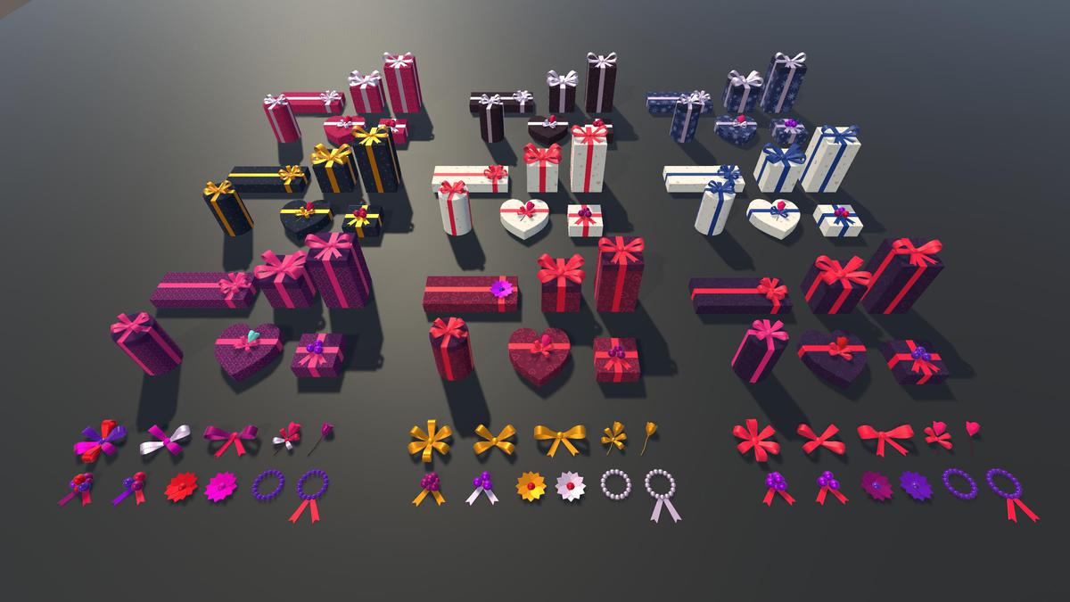 Gift Boxes with Magical Shader (Burn & Reveal)