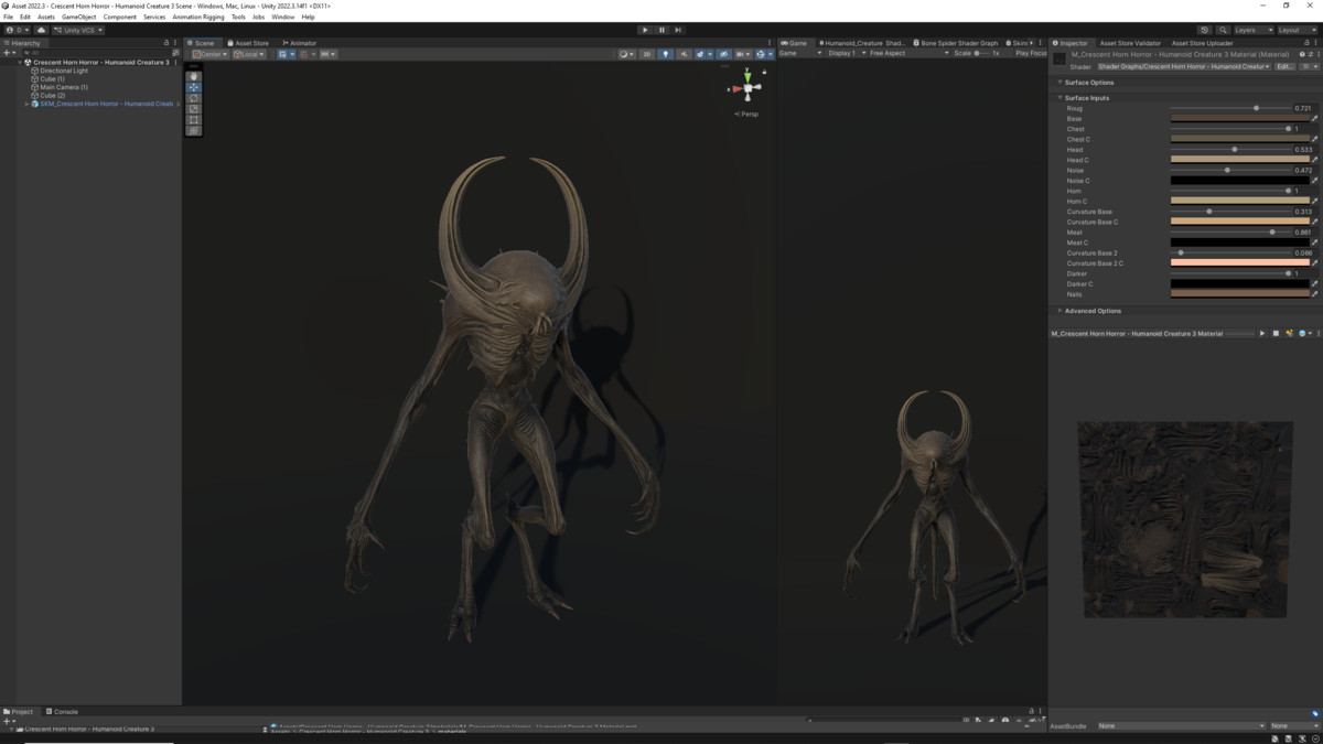 Crescent Horn Horror - Humanoid Creature 3