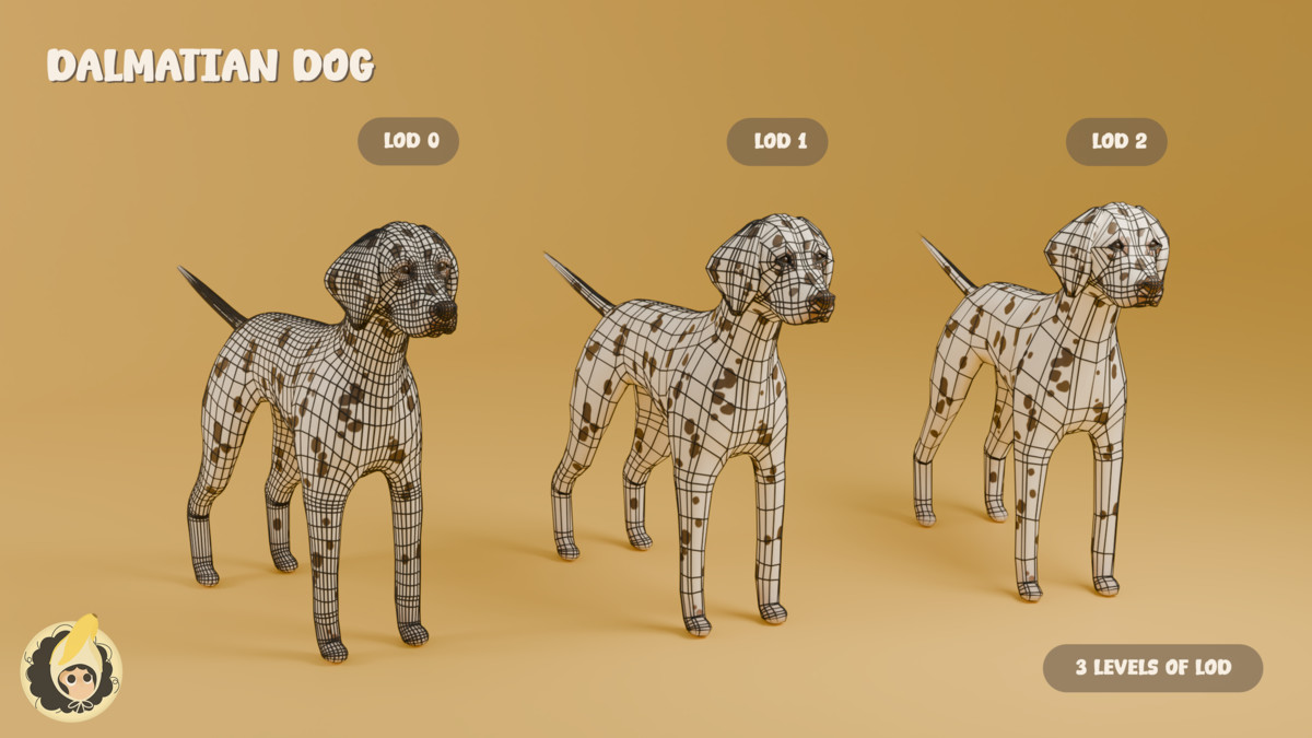 Animated Dalmatian Dog