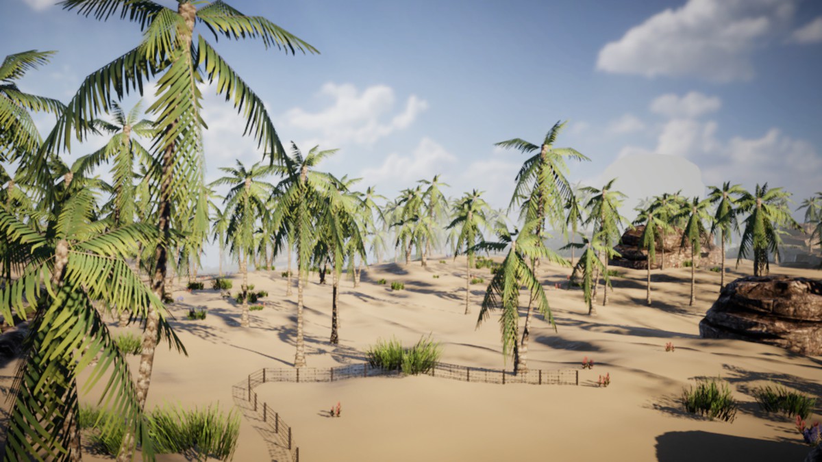 Mobile Palm Tree Bundle (for URP)