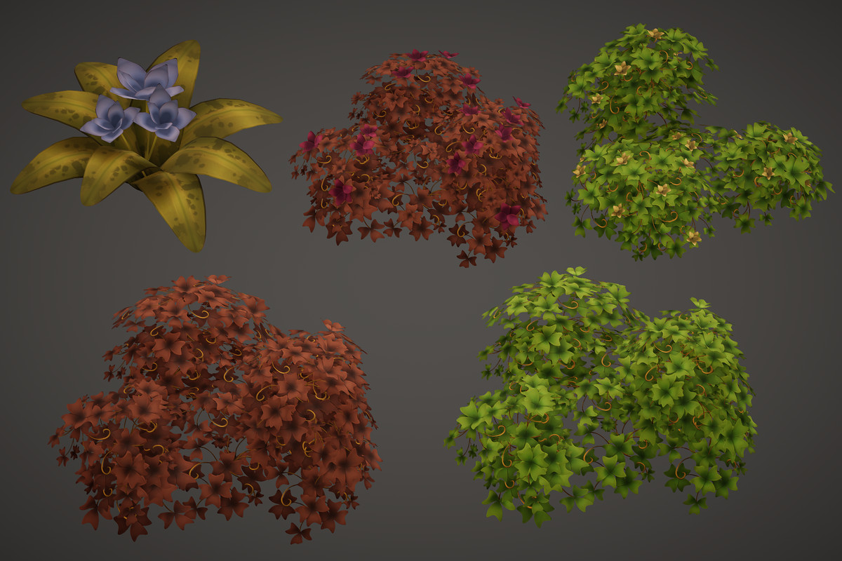 Stylized Fantasy Vegetation 9