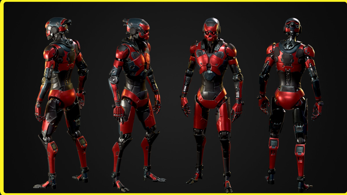 Sci-fi Robot Character 01