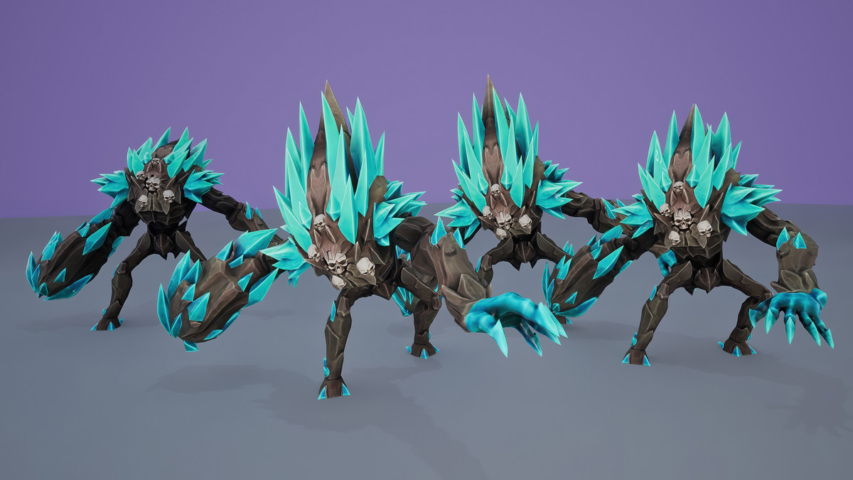 Stylized Cave Golem