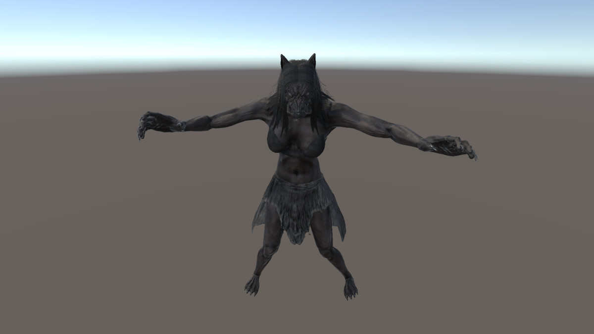 Female Werewolf - Realistic Horror Creature