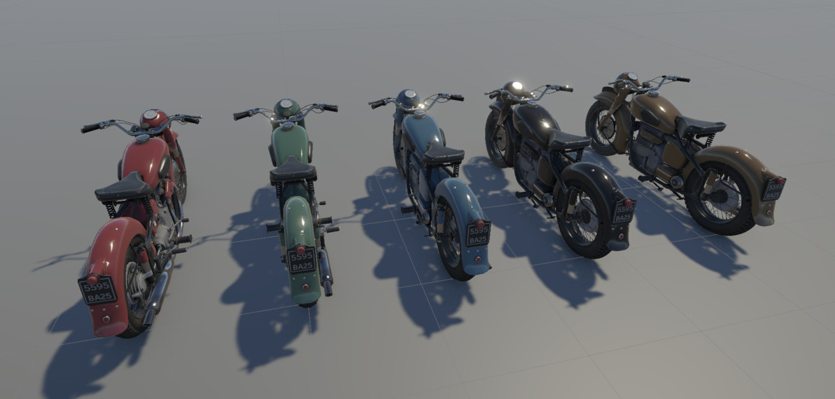 Retro Motorcycle