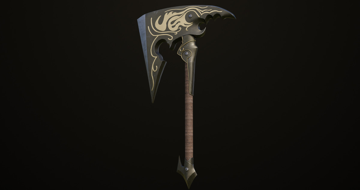 Battle Axe 13 URP HDRP Textures