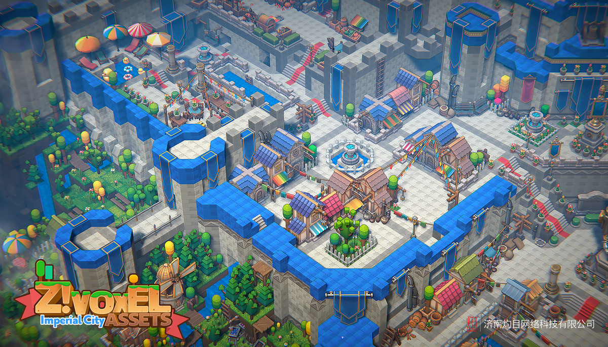 Z ! Voxel Assets - Imperial City