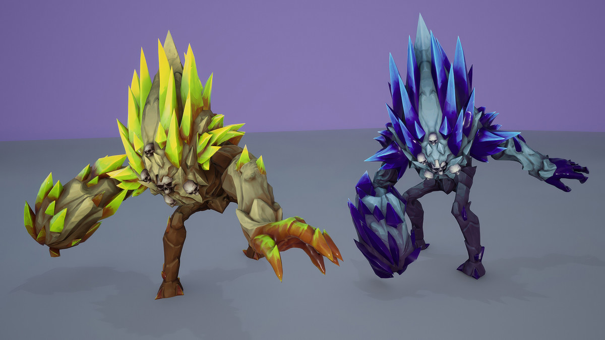 Stylized Cave Golem