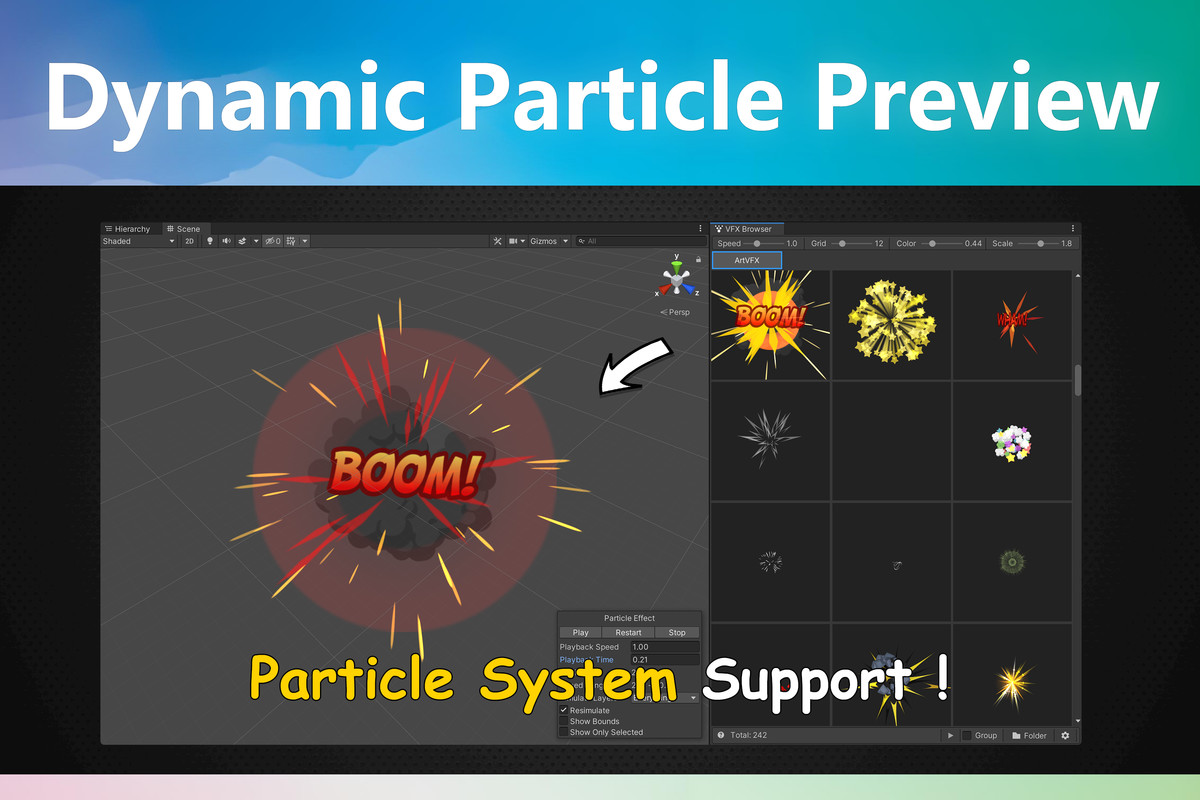 Dynamic Particle Preview | VFX Browser