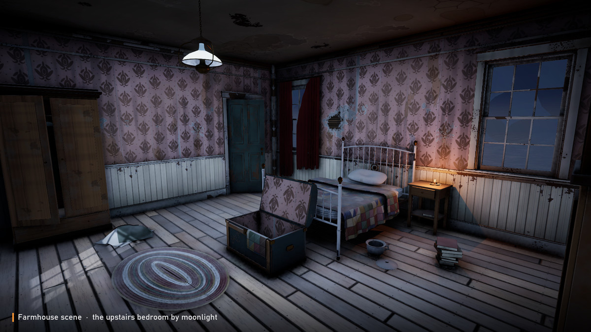 Stylized Haunted Farmhouse - Modular Horror House (URP)