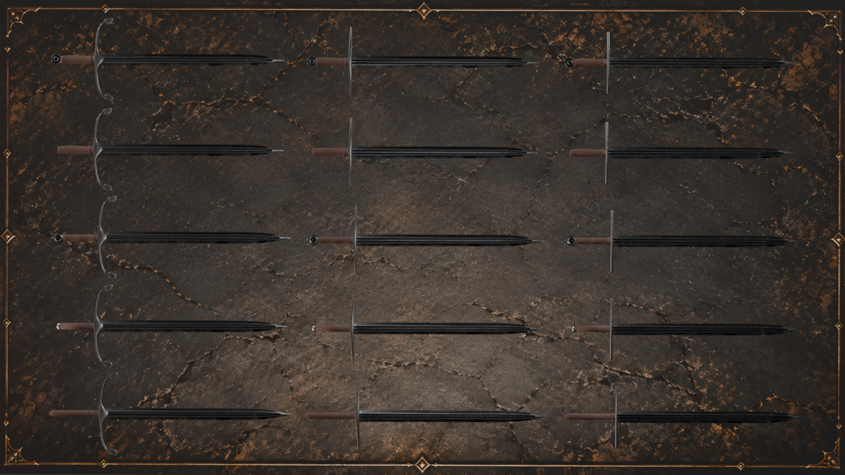 60 Dark Medieval Swords