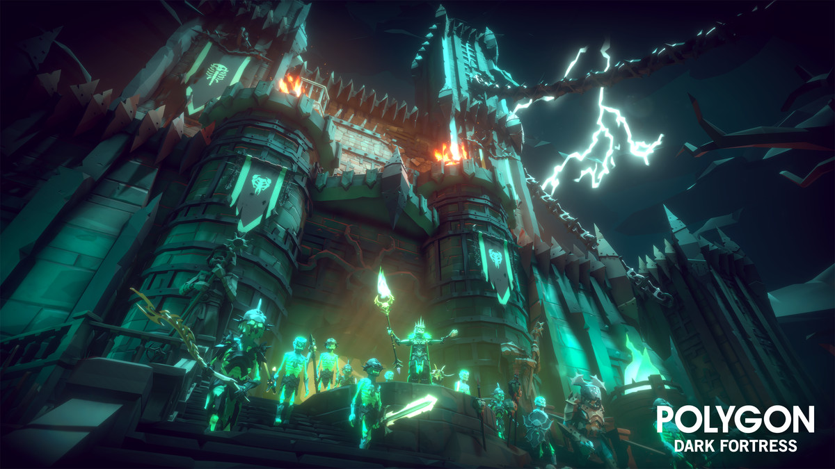 POLYGON - Dark Fortress - Low Poly 3D Art by Synty