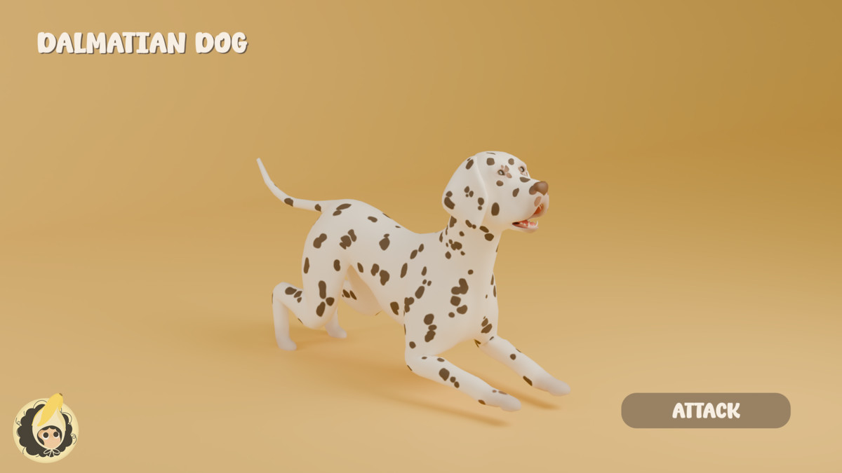 Animated Dalmatian Dog