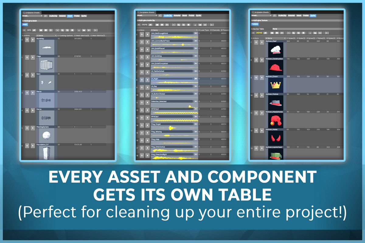 Scriptable Sheets