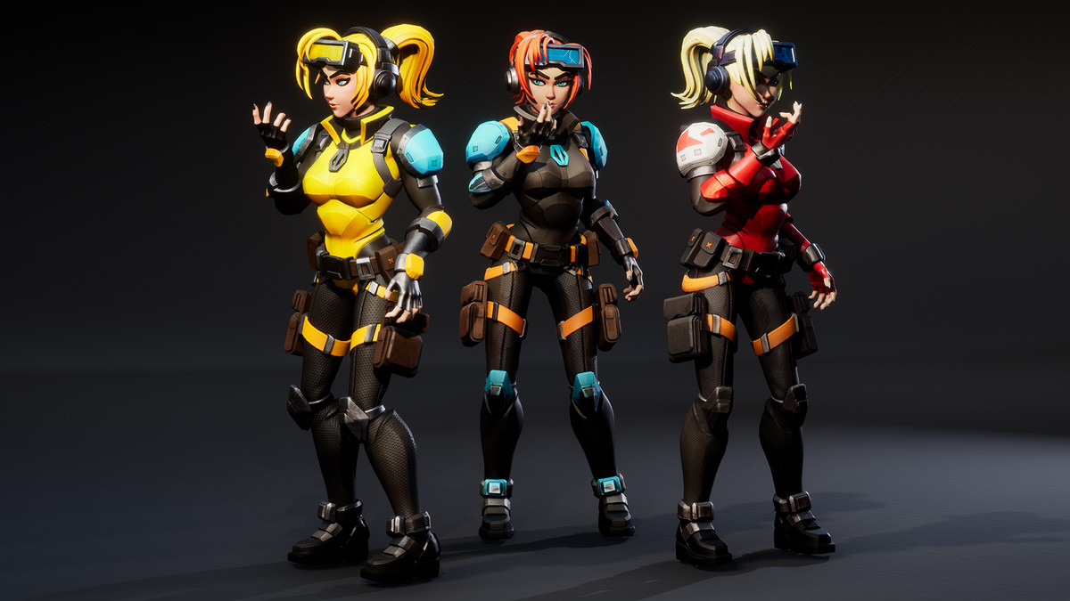 Stylized Hero Characters Pack vol.3 – 3 Game-Ready Heroes (9 Skins)