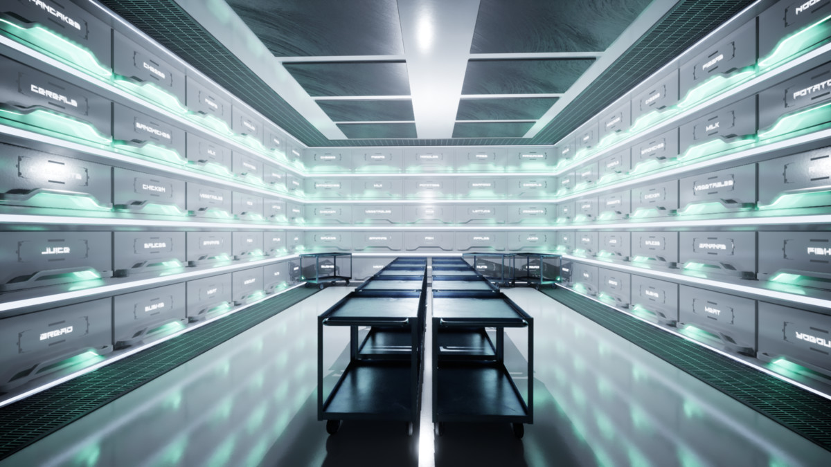 Futuristic Environment Kit Vol.2 – Sci-Fi Living Facility