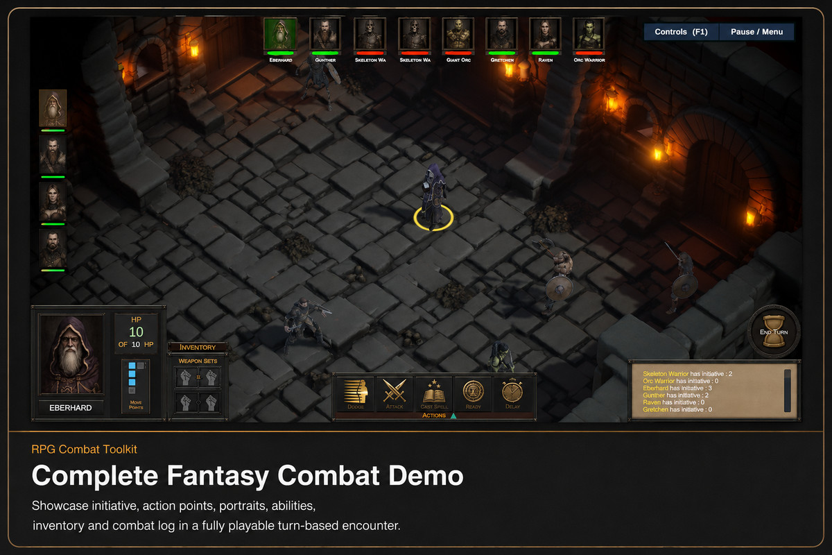 RPG Combat Toolkit - Turn Based Tactics