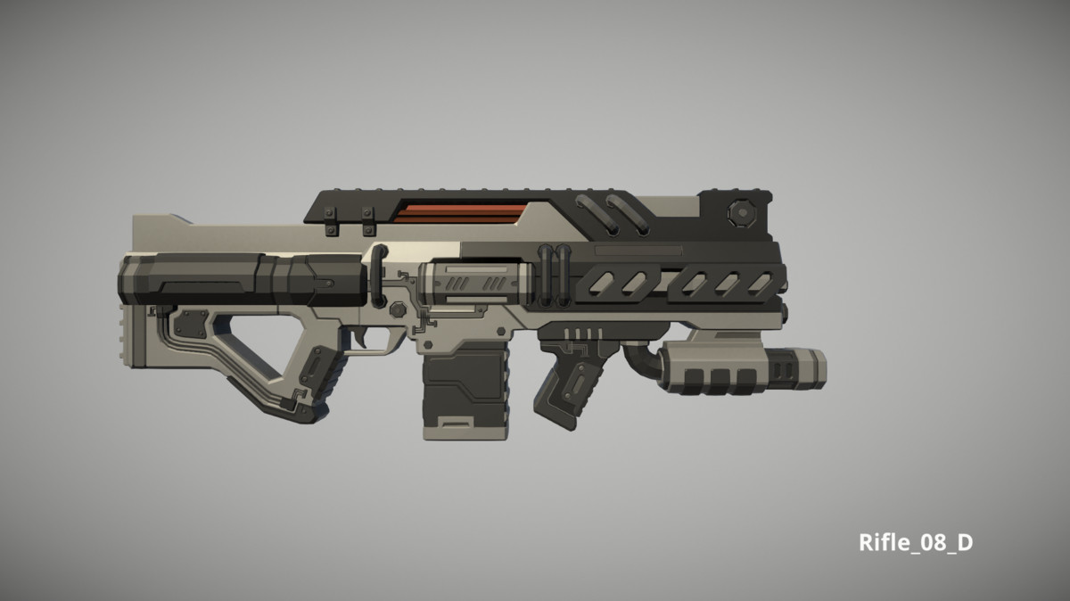 Cyberpunk Armory - Low Poly