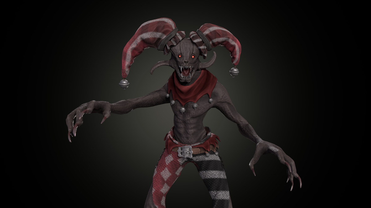 Jester Creepy Monster