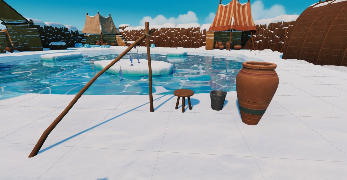 Stylized Ice Village Environment - Modular Snow Camp Pack