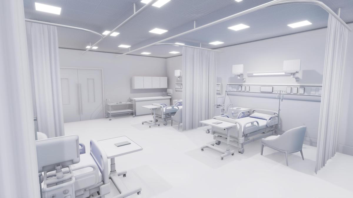 Hospital Wardroom Interior