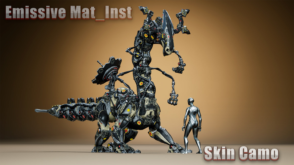 Sci-Fi Dino Long-Neck