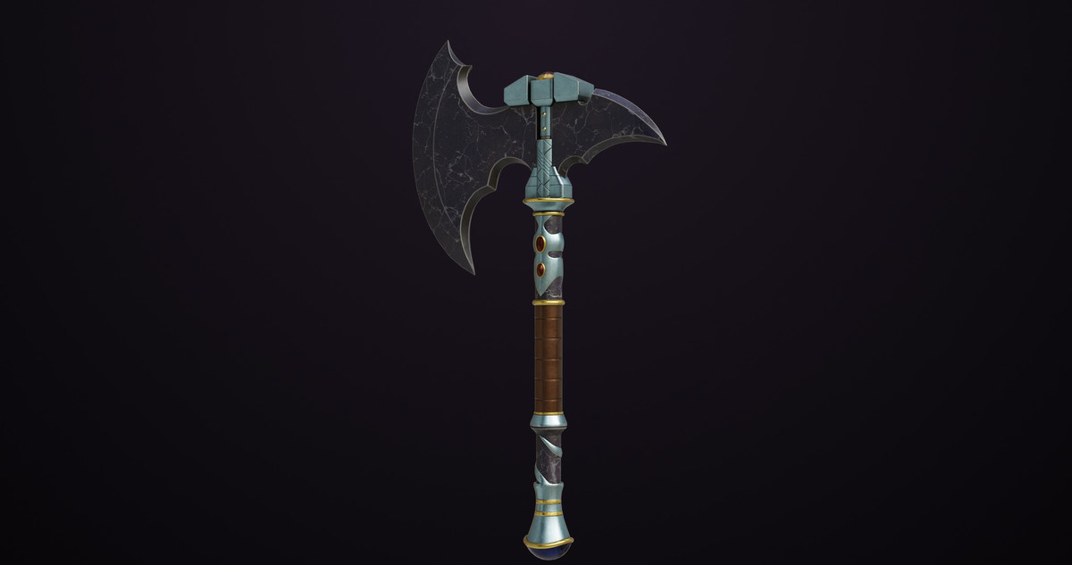 Battle Axe 08 URP HDRP Textures