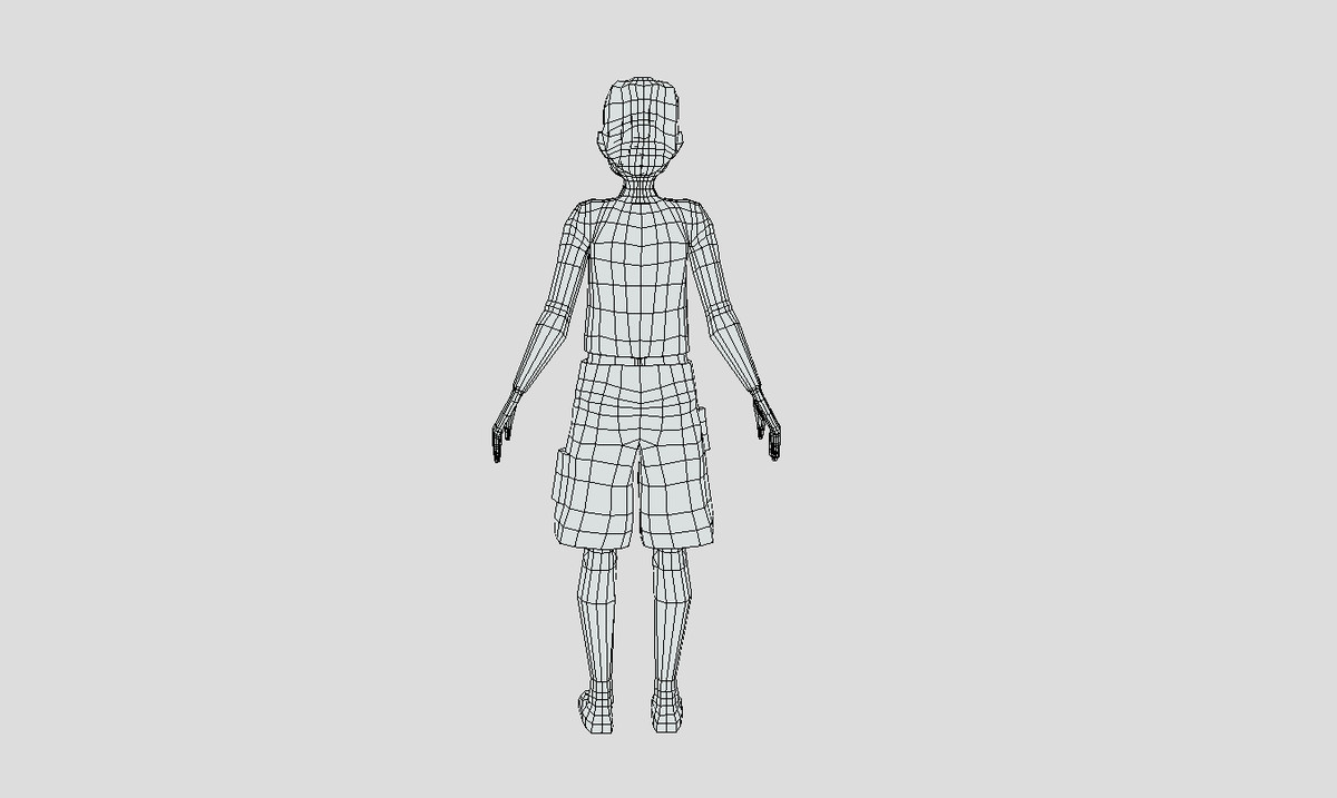 (URP) Casual Boy & Girl low poly characters