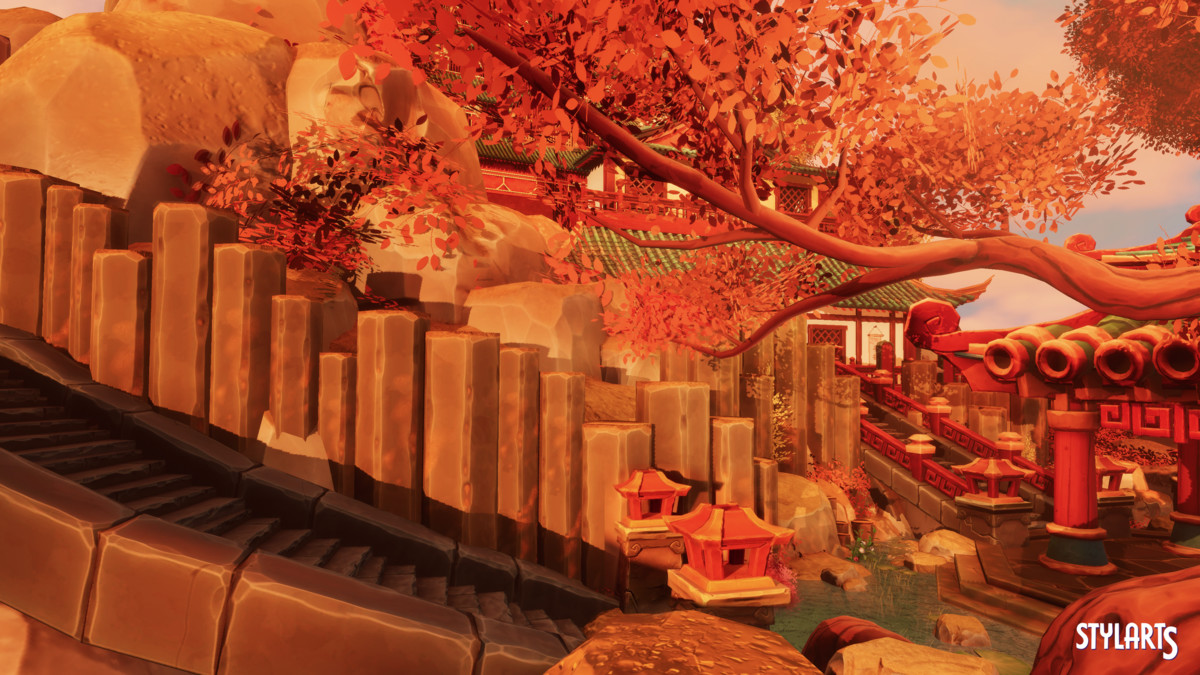 Stylized Chinese Lost Temple