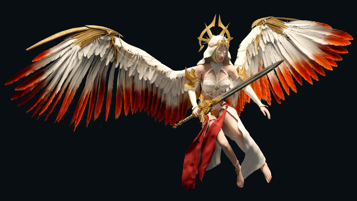 Female Angel Knight