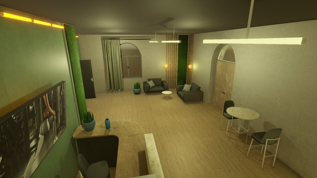 Gym and Yoga Fitness (MODULAR)