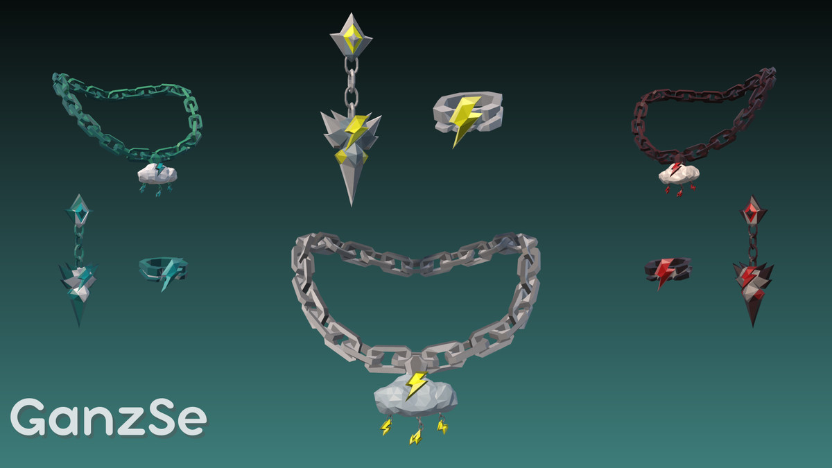 GanzSe Jewelry - Fantasy Low Poly Pack