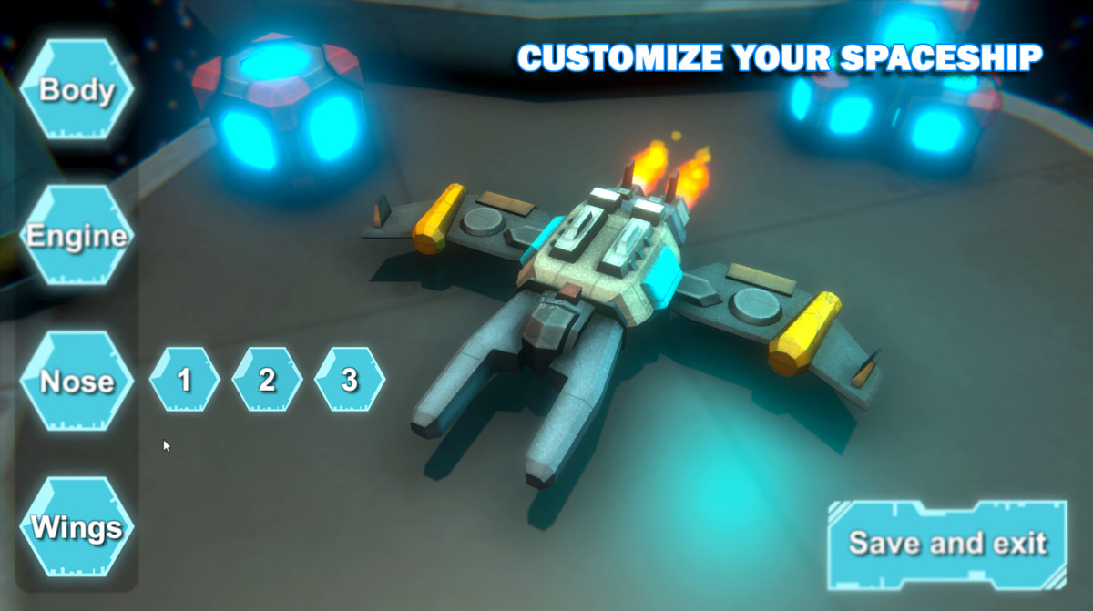 Spaceship Explorer 3D - Complete Game Template