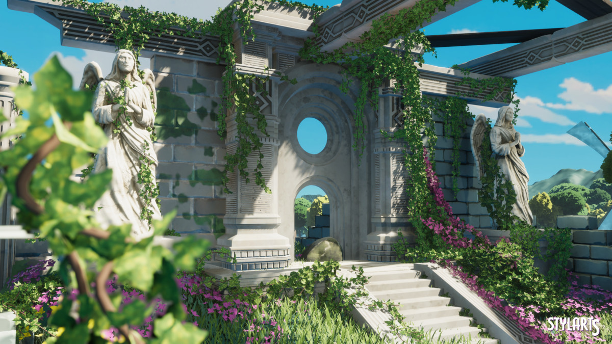 Stylized Castle Ruins