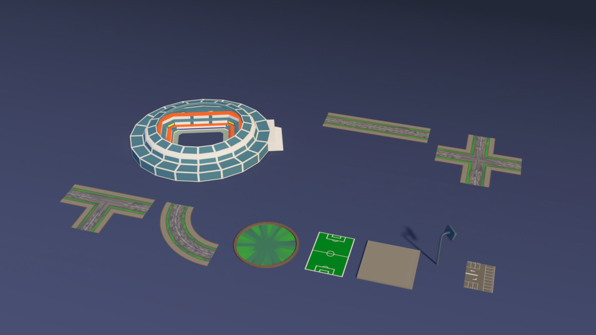 Grand Stadium - Stylized Sports Environment