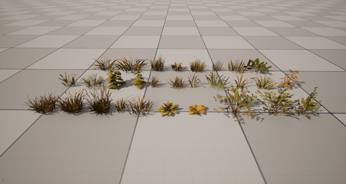 Realistic Meadow Grass Pack – Game Ready Foliage
