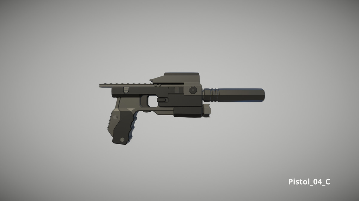 Cyberpunk Armory - Low Poly