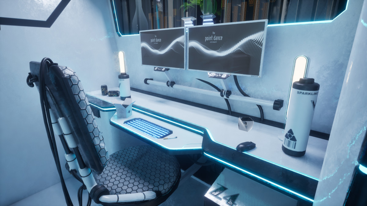 Futuristic Living Quarters – Sci-Fi Interior Habitat