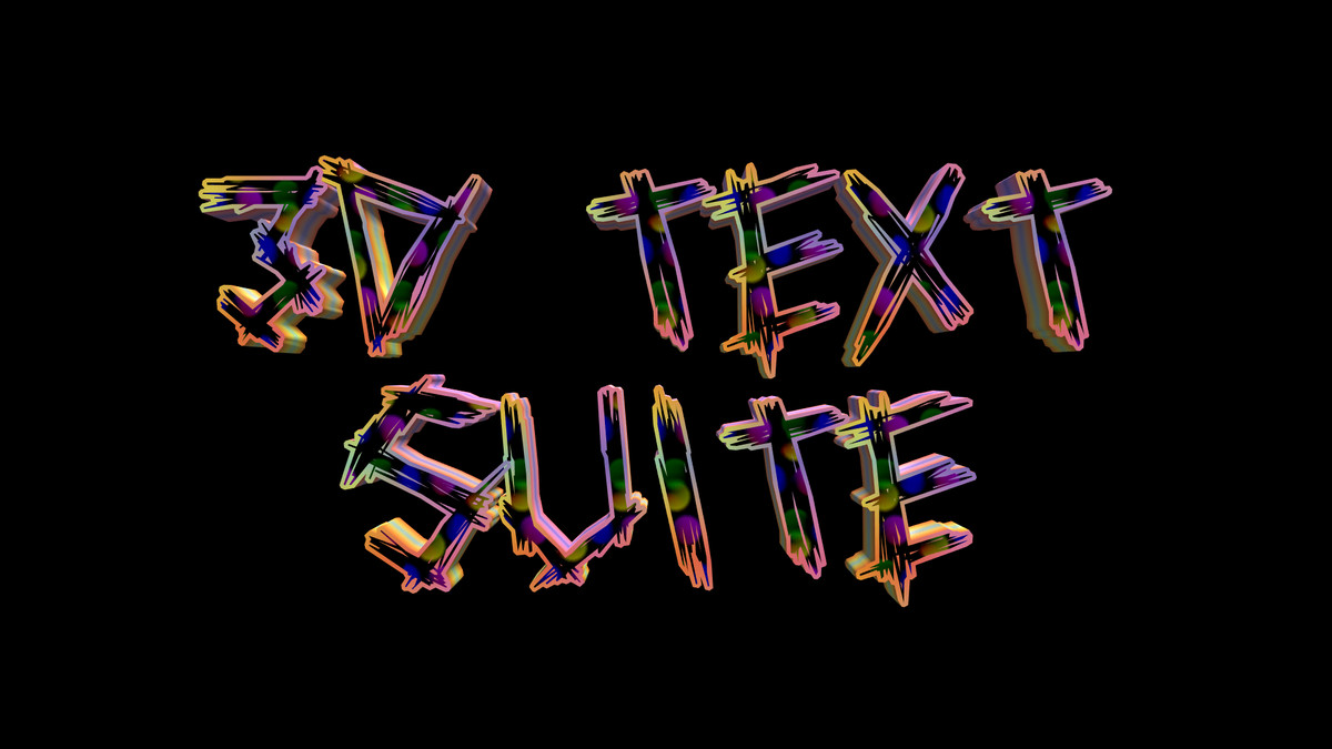 3D Text Suite - 3D Text Animator & Font Creator