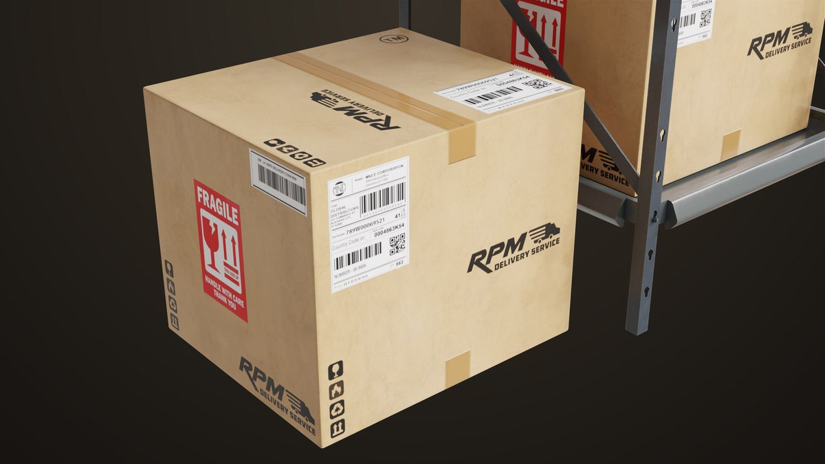 Warehouse Orange Robot Generic URP HDRP Textures