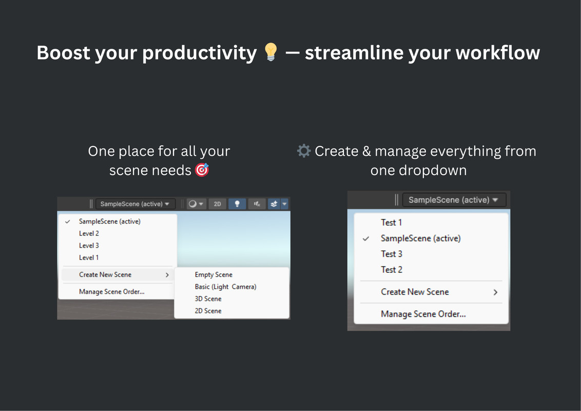 SceneFlow – Build & Switch Toolkit