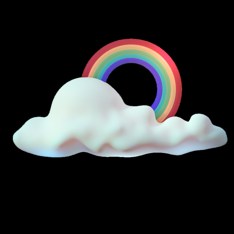 Stylized Cartoon Clouds and Weather Icons Pack (111 2K PNG Textures with Alpha)