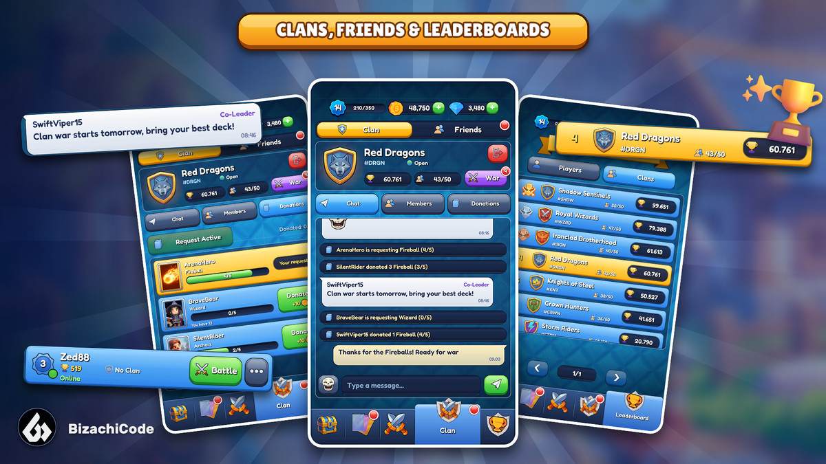 Clash Battle - Multiplayer Card Arena Template