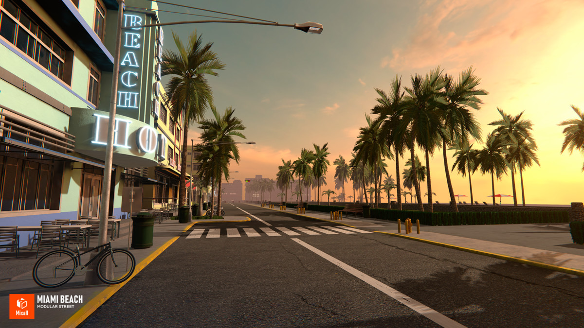 Miami Beach - Modular street & NPC