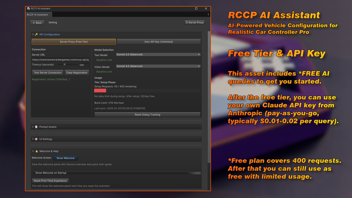 RCCP AI Assistant (Realistic Car Controller Pro Copilot)