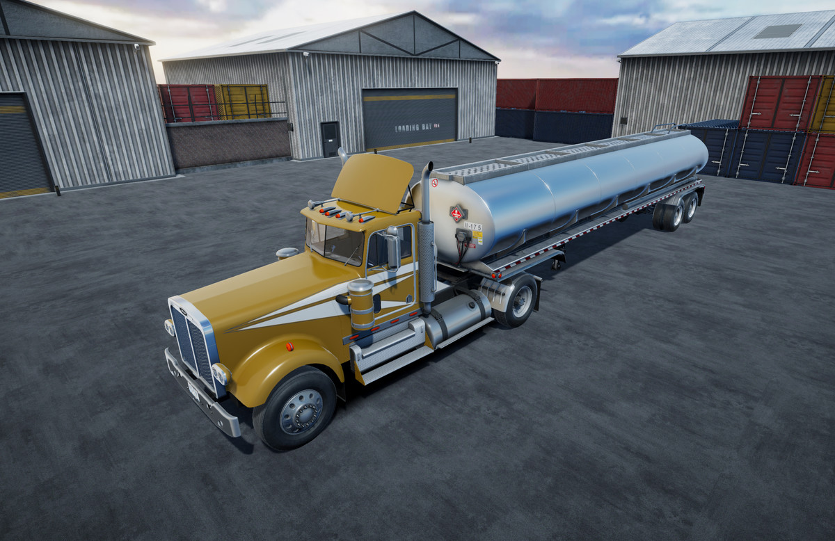 80s Semitruck Tanker