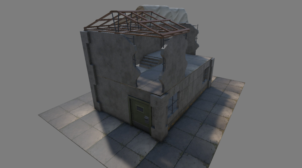 Ruined Shelter – Post-Apocalyptic Modular Pack