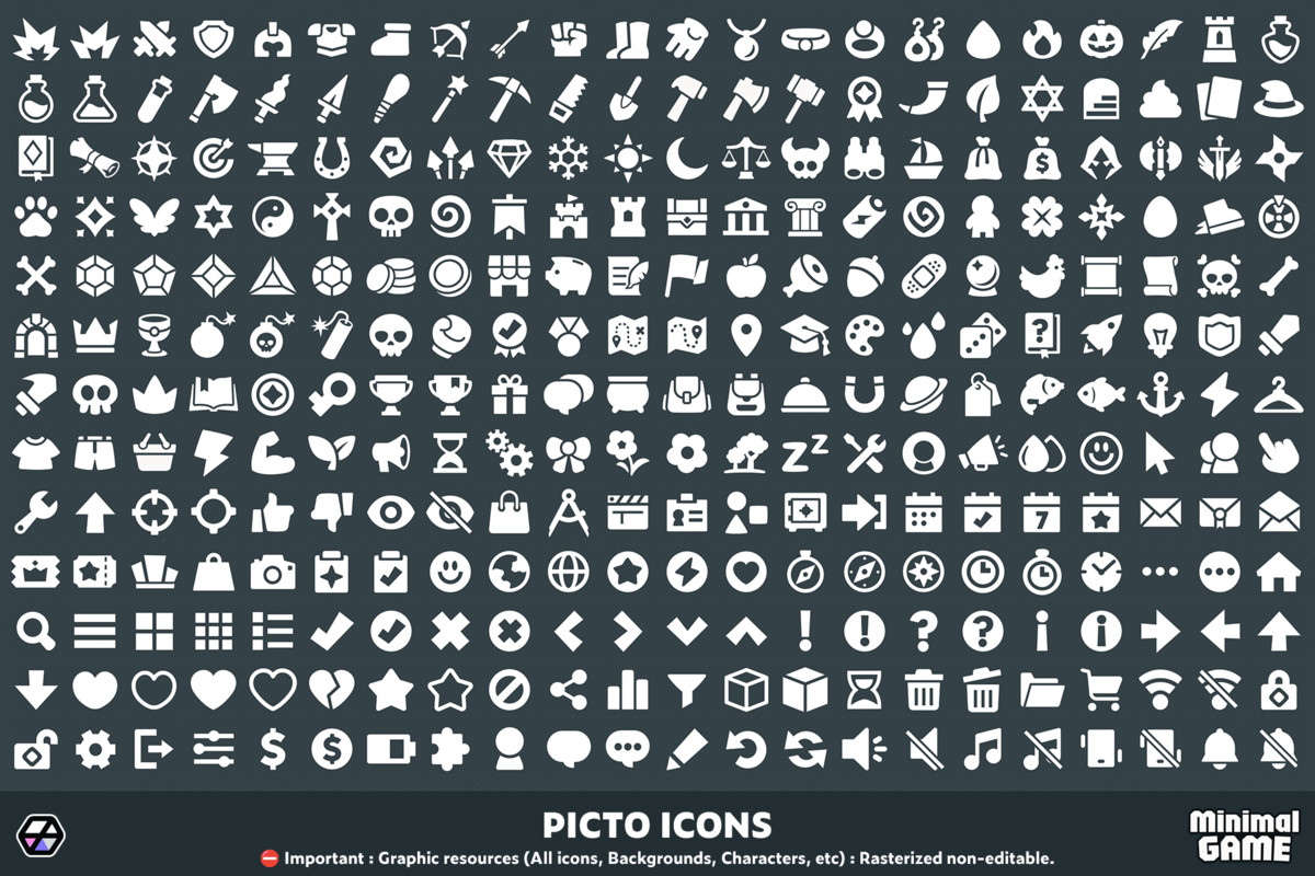 GUI Pro - Minimal Game Light(+PSD)