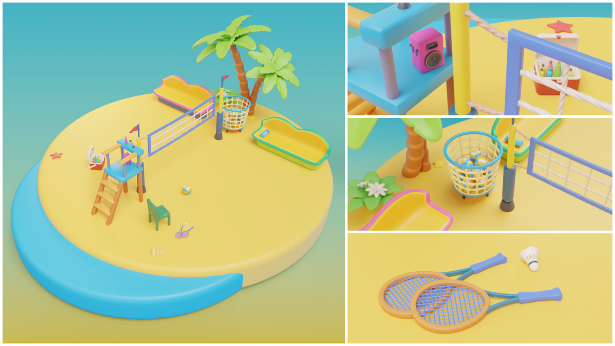Cozy Summer Beach Pack