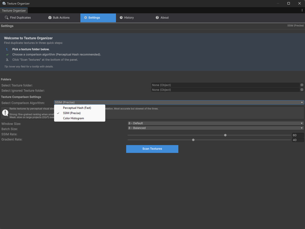 Texture Organizer